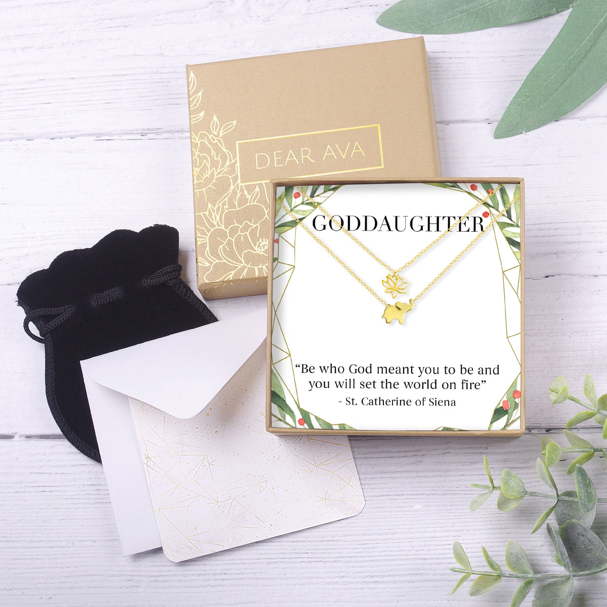 Christmas Gift for Goddaughter Necklace, Multiple Styles - Dear Ava