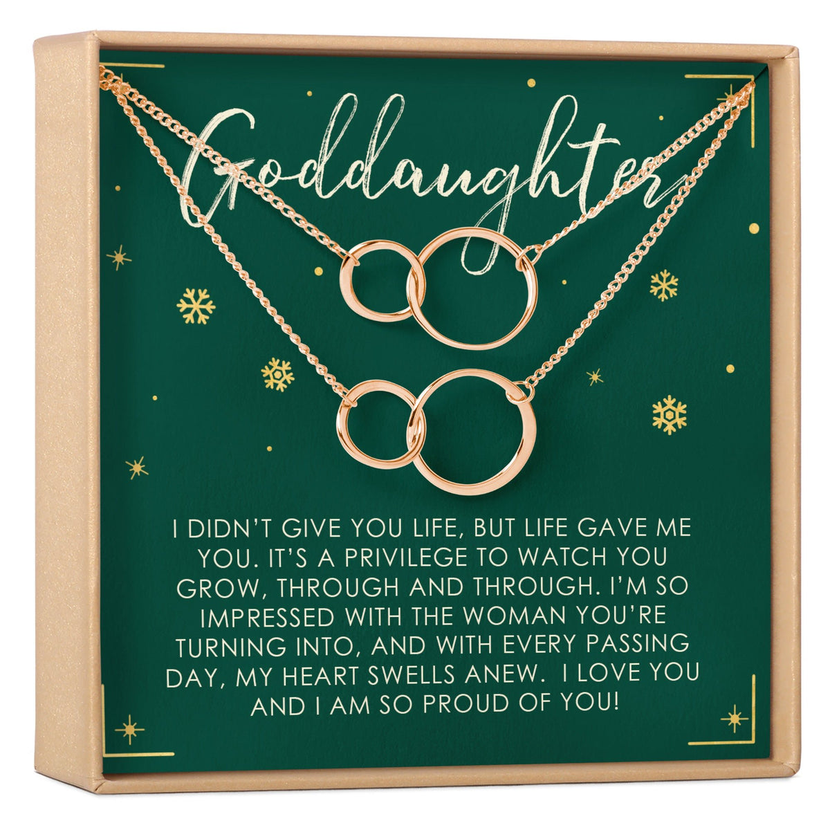 Christmas Gift for Goddaughter Necklace, Multiple Styles - Dear Ava