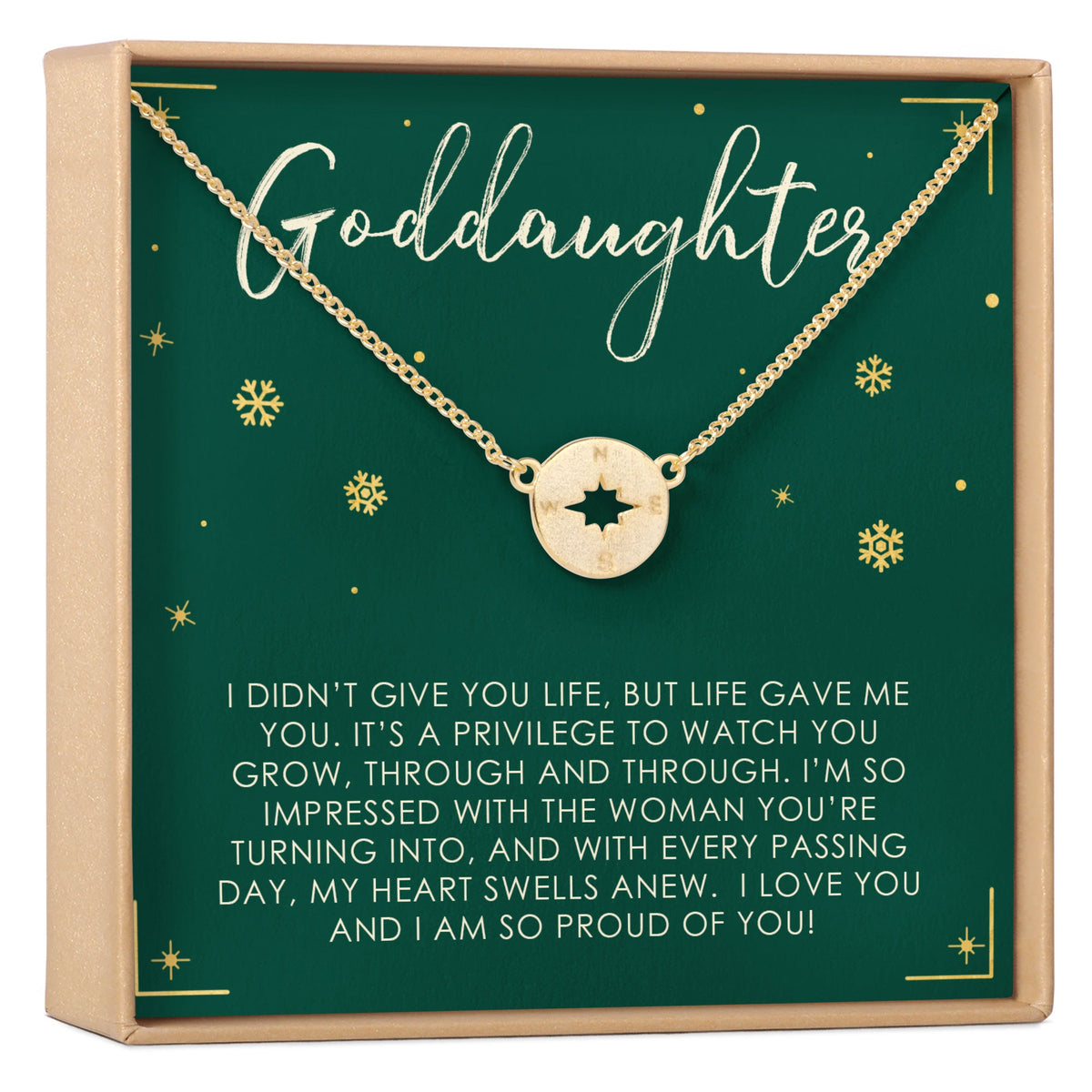 Christmas Gift for Goddaughter Necklace, Multiple Styles - Dear Ava