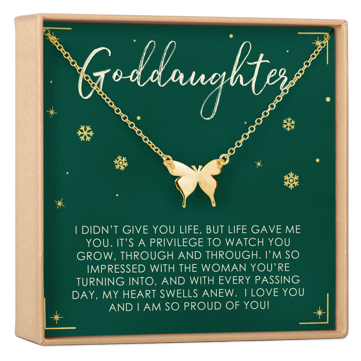 Christmas Gift for Goddaughter Necklace, Multiple Styles - Dear Ava