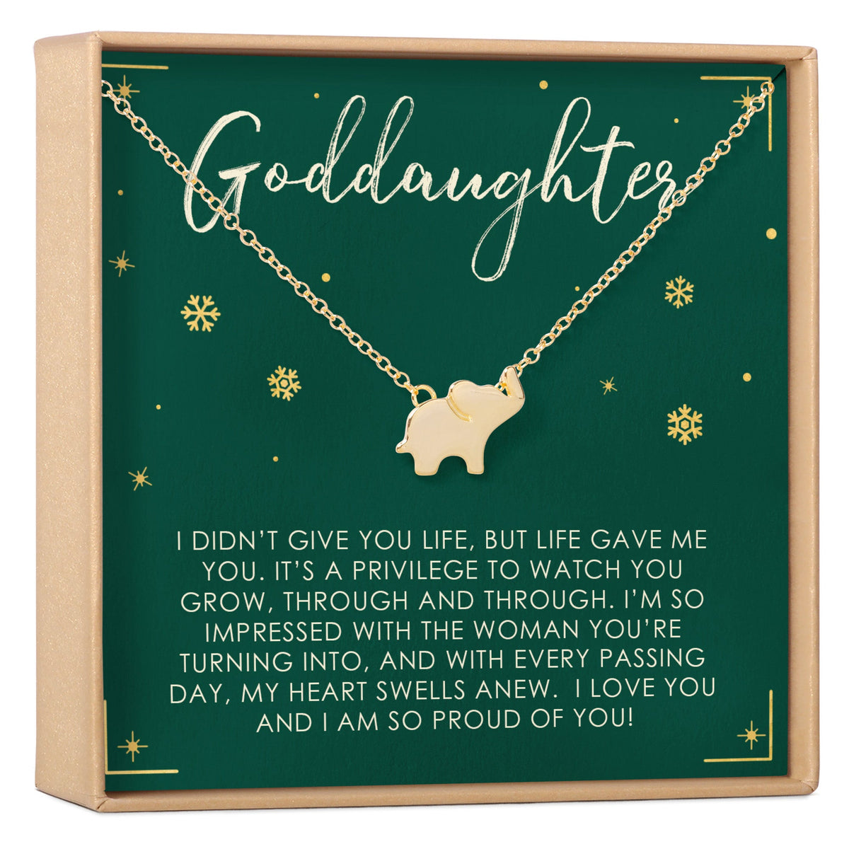 Christmas Gift for Goddaughter Necklace, Multiple Styles - Dear Ava