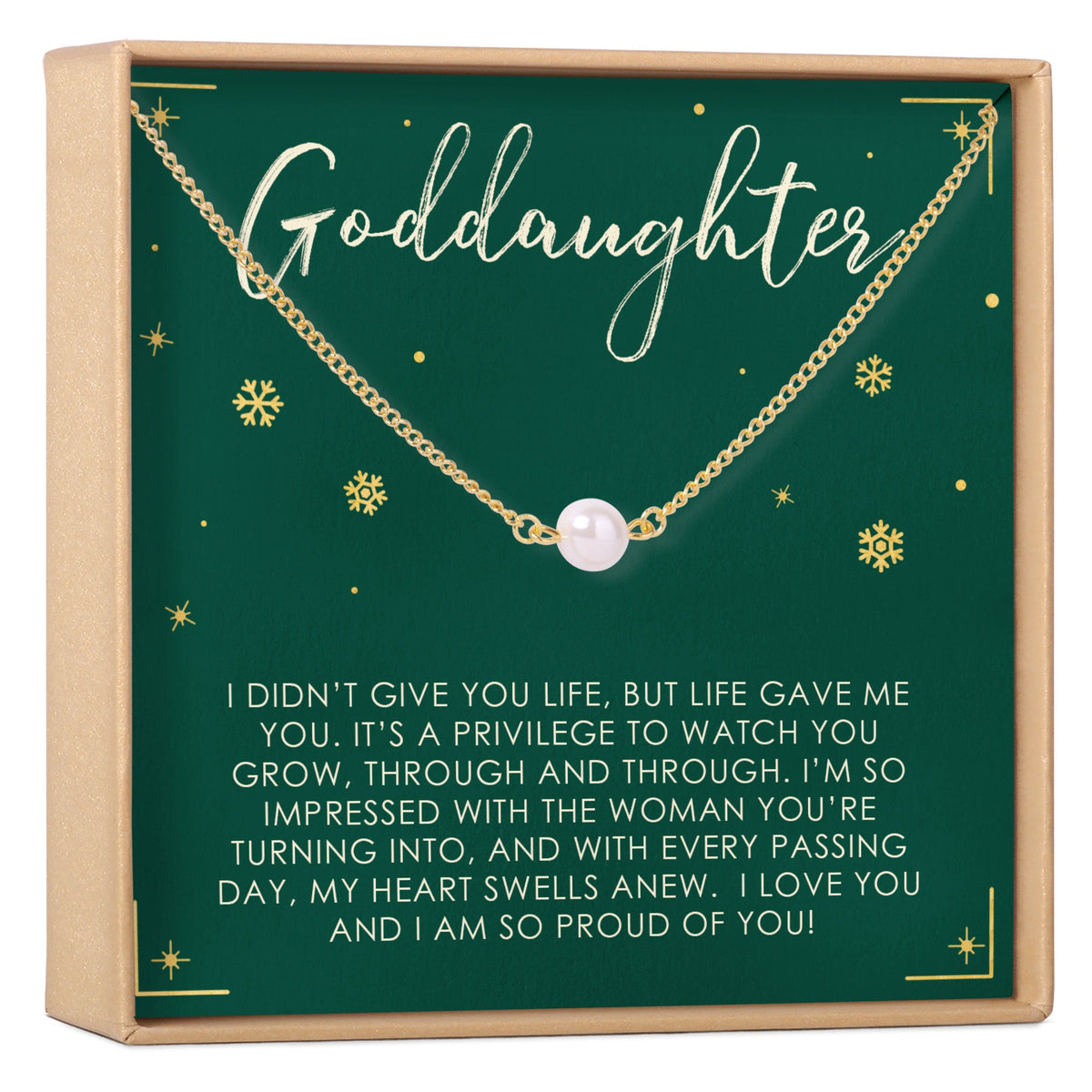 Christmas Gift for Goddaughter Necklace, Multiple Styles - Dear Ava