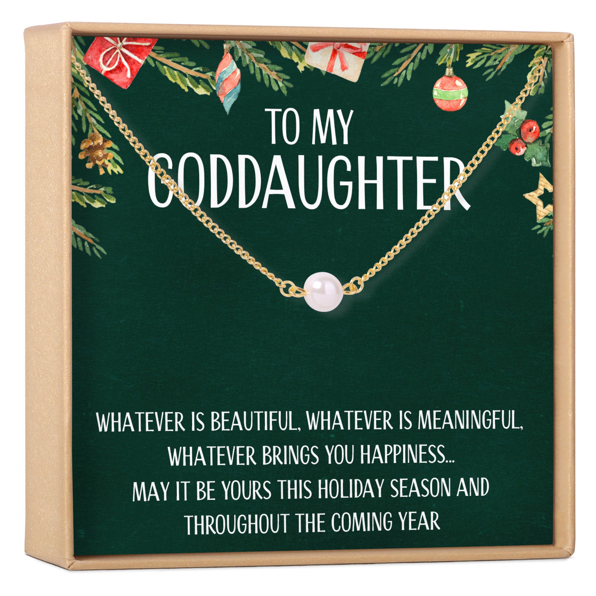 Christmas Gift for Goddaughter Necklace, Multiple Styles - Dear Ava