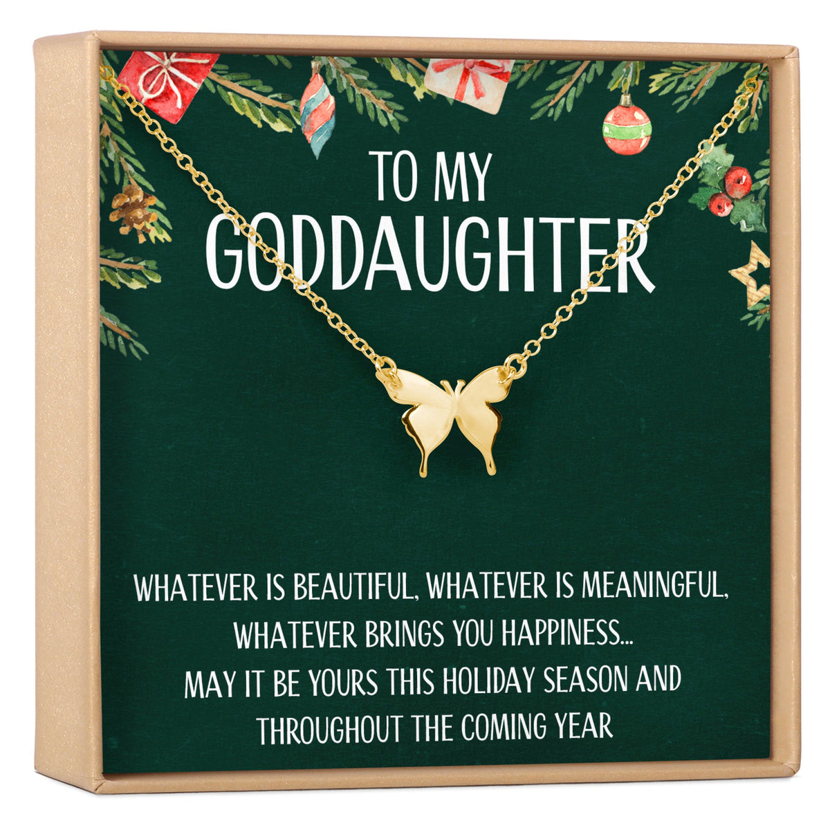 Christmas Gift for Goddaughter Necklace, Multiple Styles - Dear Ava