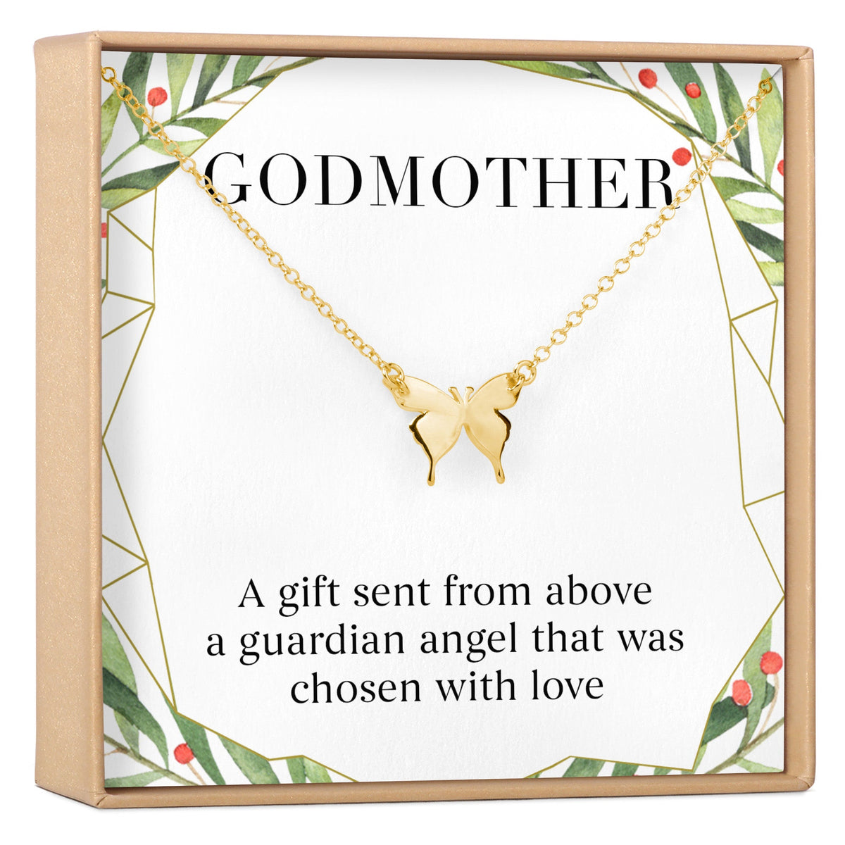 Christmas Gift for Godmother Necklace, Multiple Styles - Dear Ava