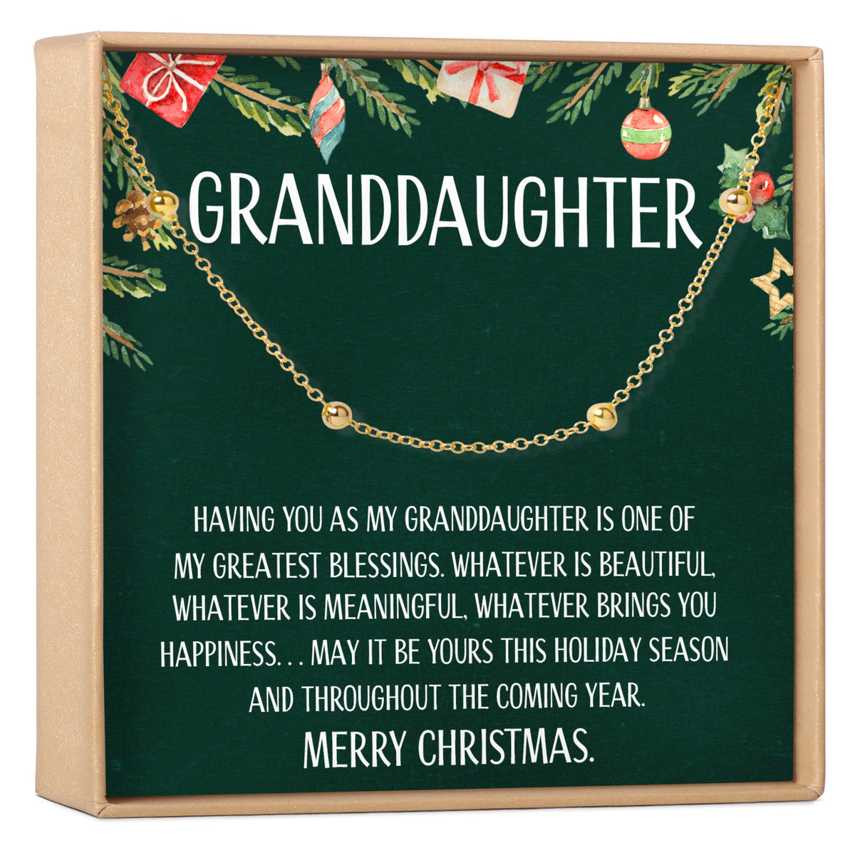 Christmas Gift for Granddaughter Dot Bracelet Bracelet - Dear Ava