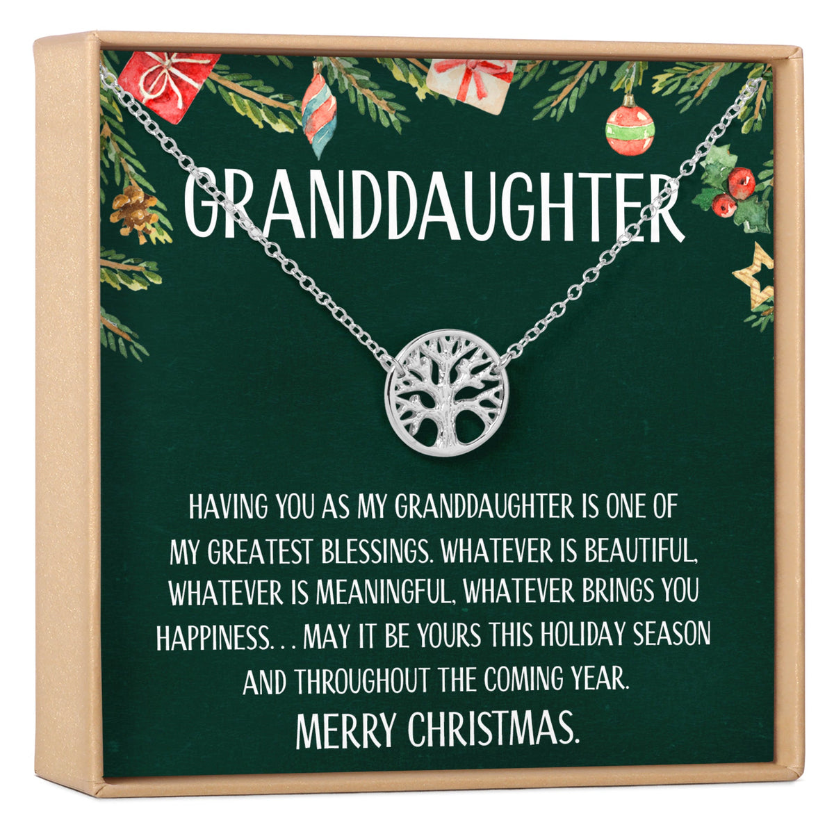 Christmas Gift for Granddaughter Necklace, Multiple Styles - Dear Ava