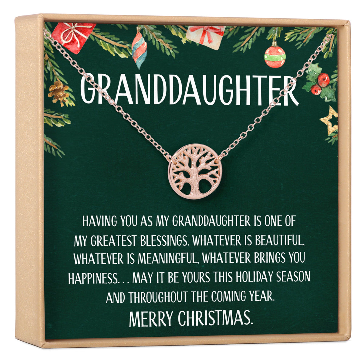 Christmas Gift for Granddaughter Necklace, Multiple Styles - Dear Ava