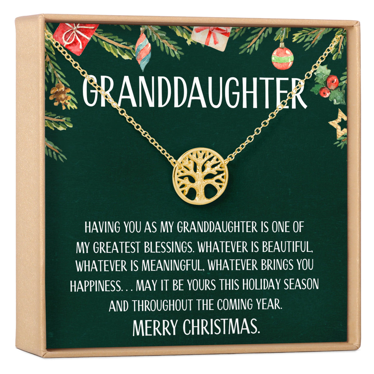 Christmas Gift for Granddaughter Necklace, Multiple Styles - Dear Ava