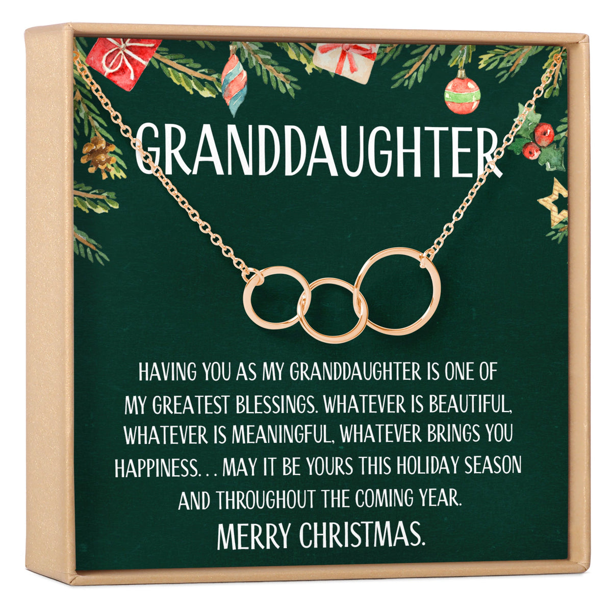 Christmas Gift for Granddaughter Necklace, Multiple Styles - Dear Ava