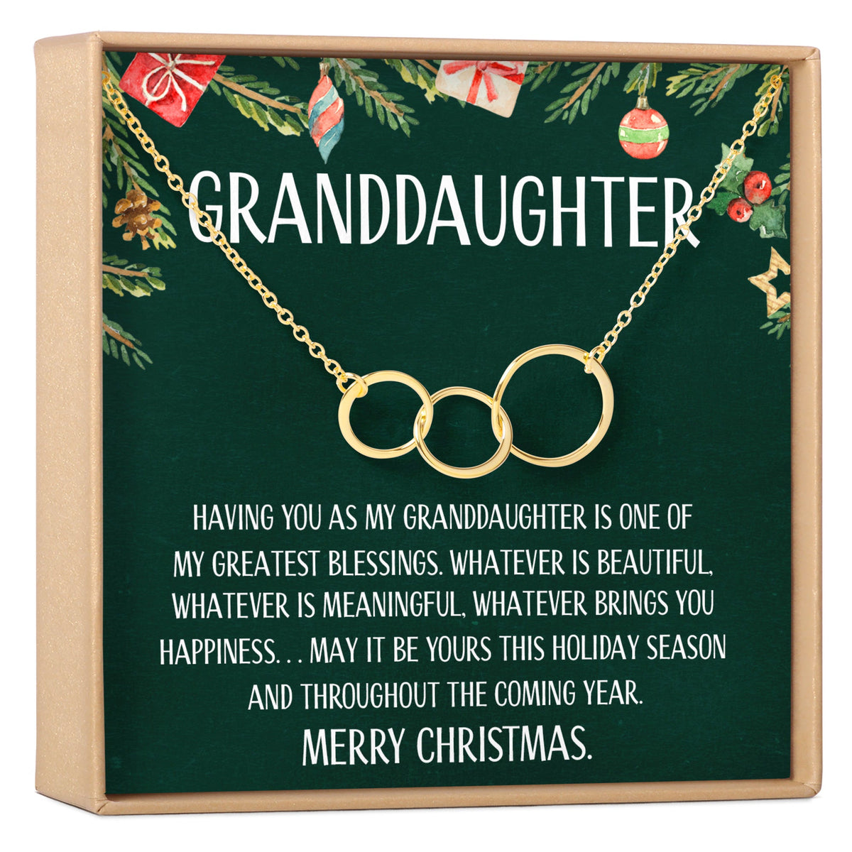 Christmas Gift for Granddaughter Necklace, Multiple Styles - Dear Ava