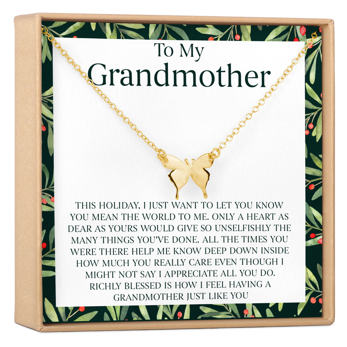 Christmas Gift for Grandmother Necklace, Multiple Styles - Dear Ava