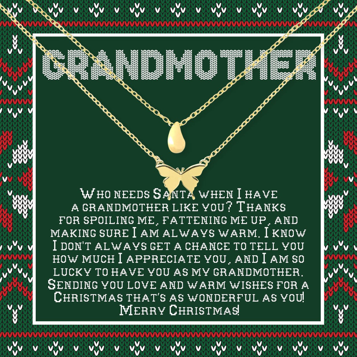 Christmas Gift for Grandmother Necklace, Multiple Styles - Dear Ava