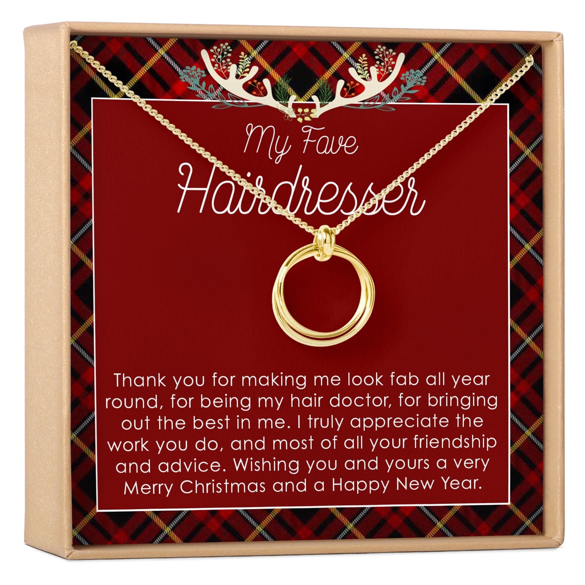 christmas gift for hair dresser Spreading Holiday Shears Hairstylist Cute Christmas Ornament, Hairdresser Gift