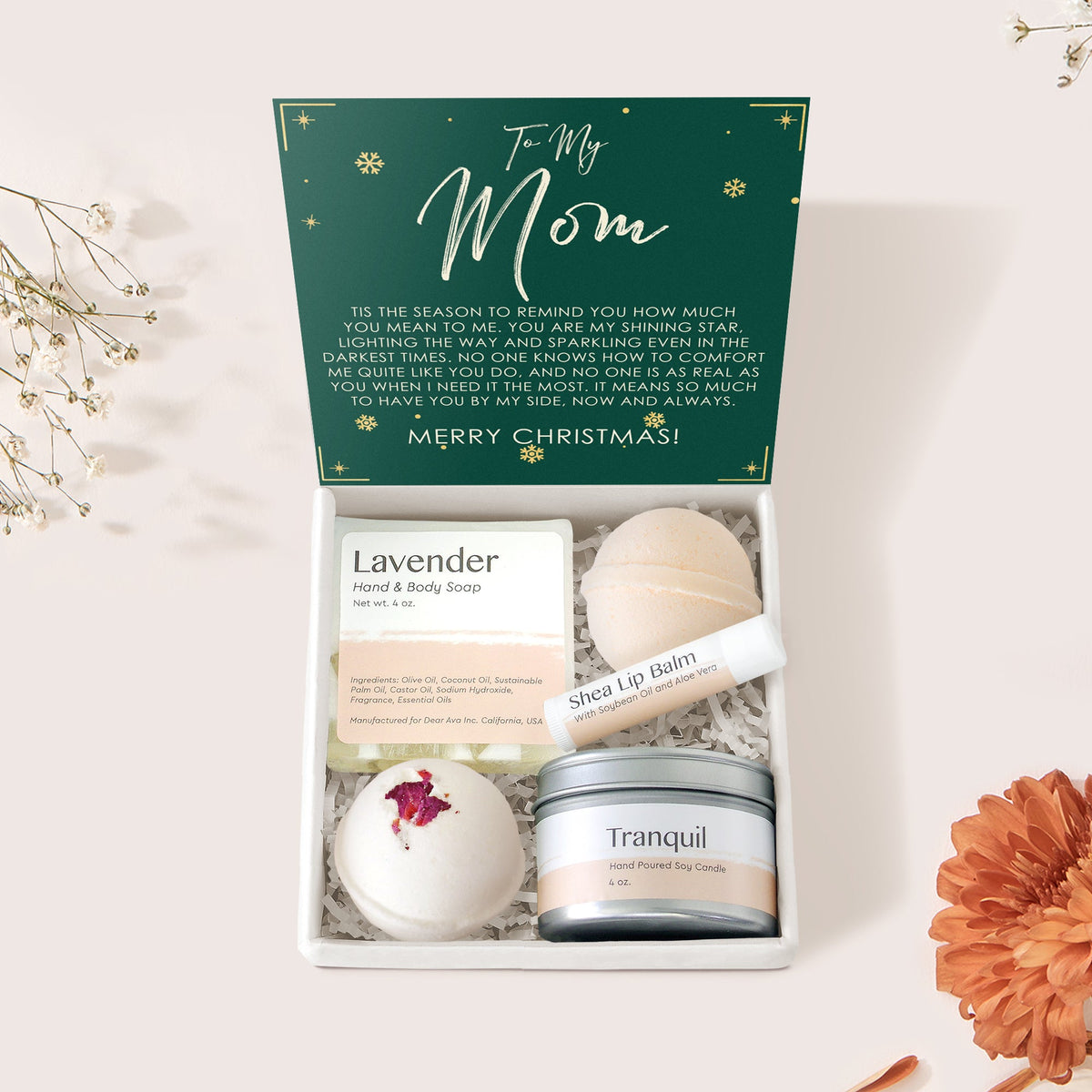 Christmas Gift for Mom Spa Gift Box - Dear Ava