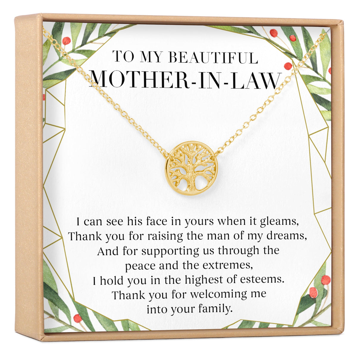 Christmas Gift for Mother in Law Necklace, Multiple Styles - Dear Ava