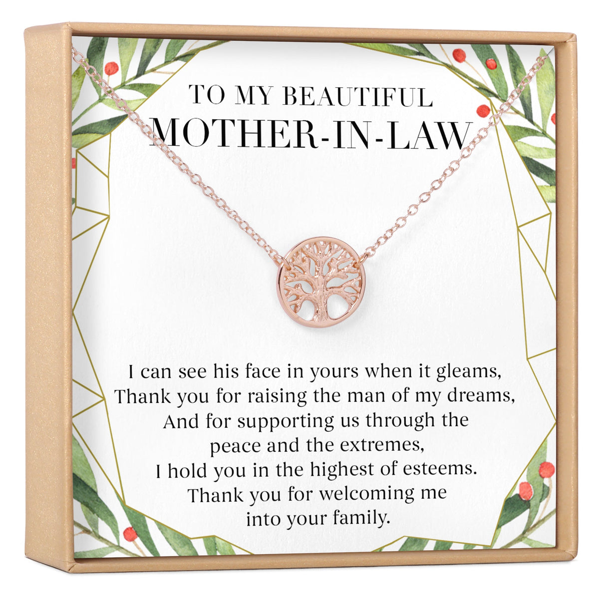 Christmas Gift for Mother in Law Necklace, Multiple Styles - Dear Ava