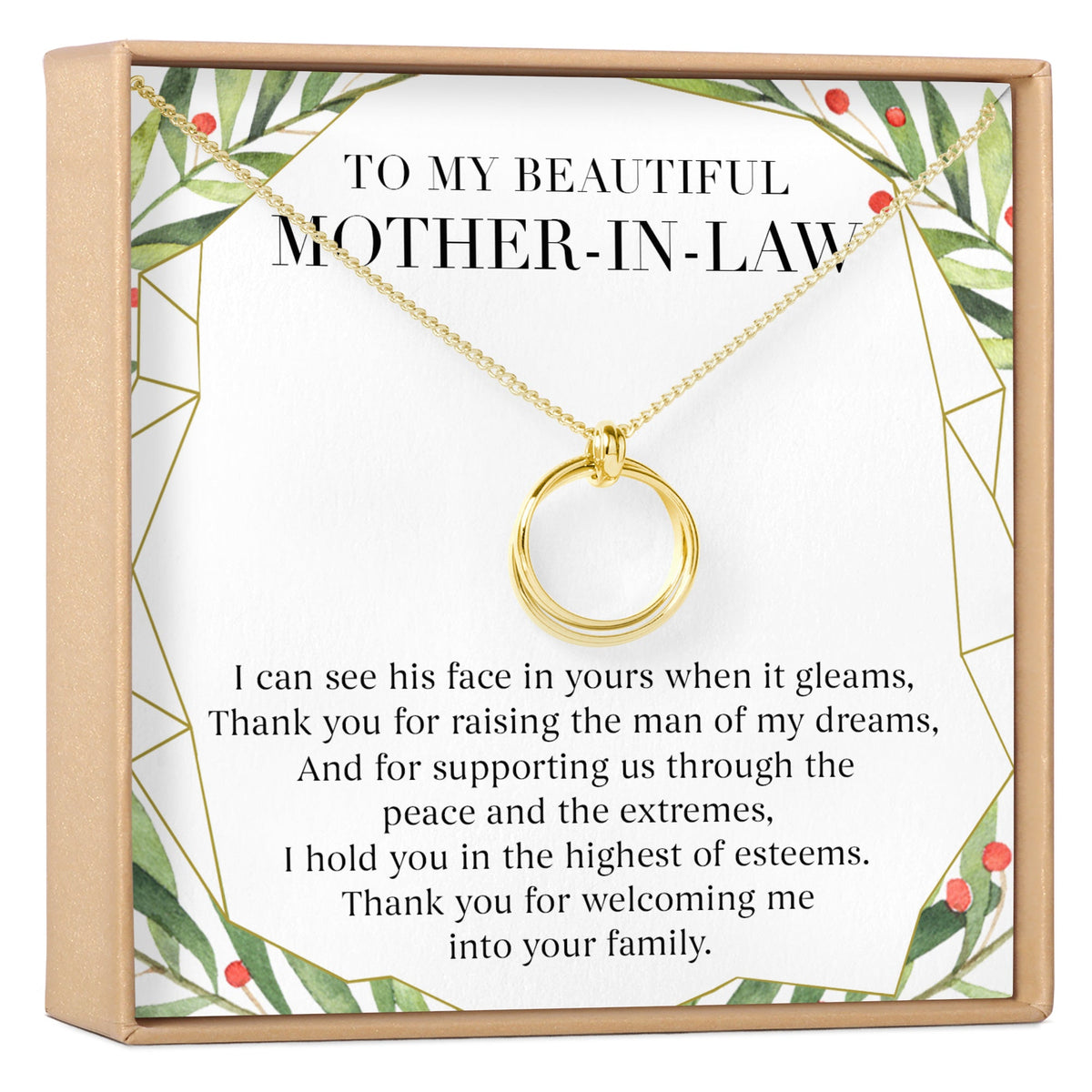 Christmas Gift for Mother in Law Necklace, Multiple Styles - Dear Ava