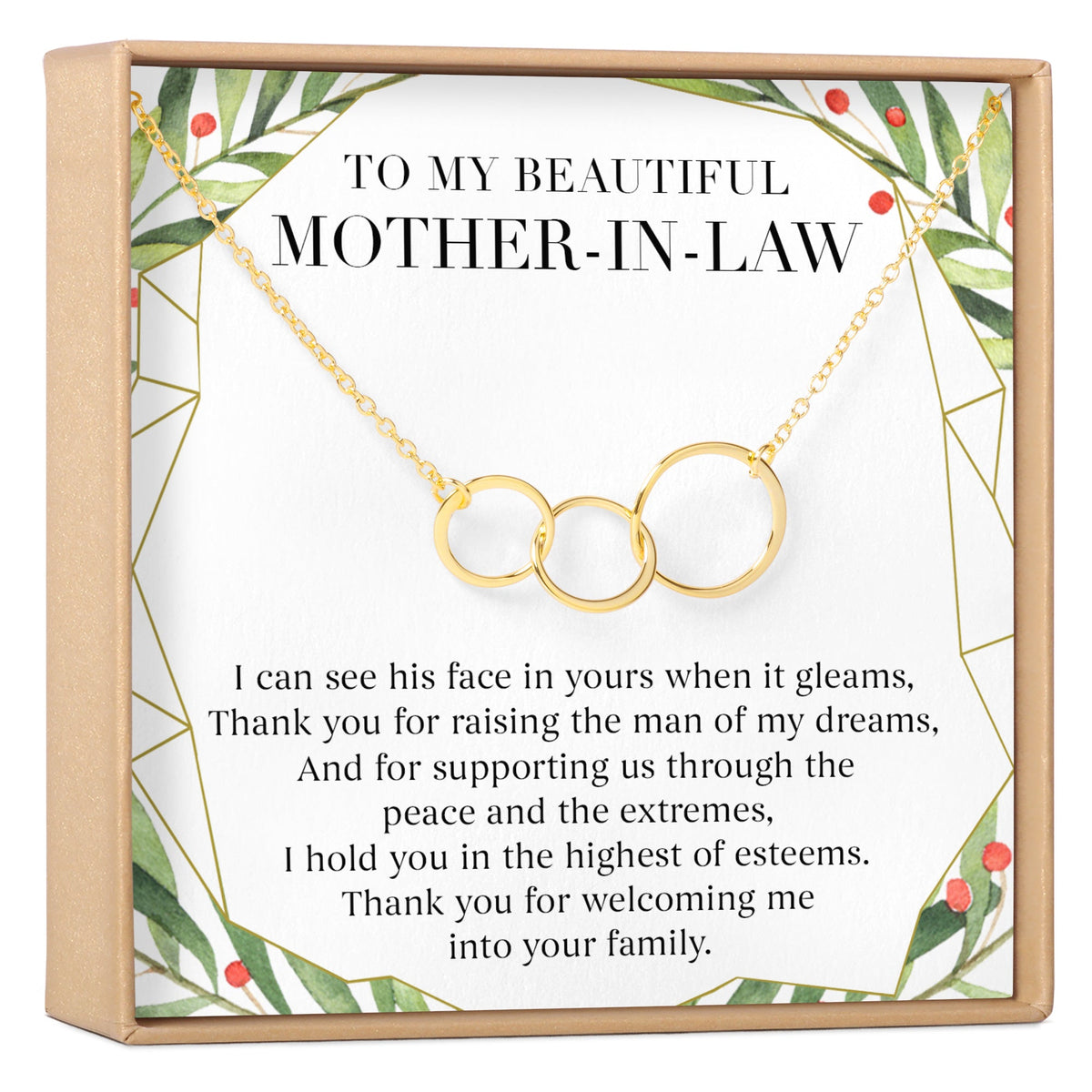 Christmas Gift for Mother in Law Necklace, Multiple Styles - Dear Ava