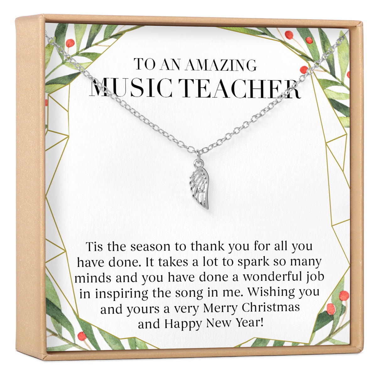 Christmas Gift for Music Teacher Necklace, Multiple Styles - Dear Ava