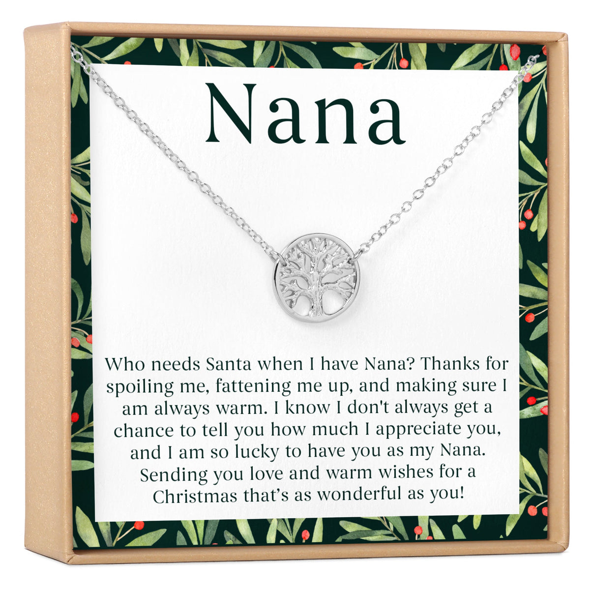 Christmas Gift For Nana Necklace, Multiple Styles - Dear Ava