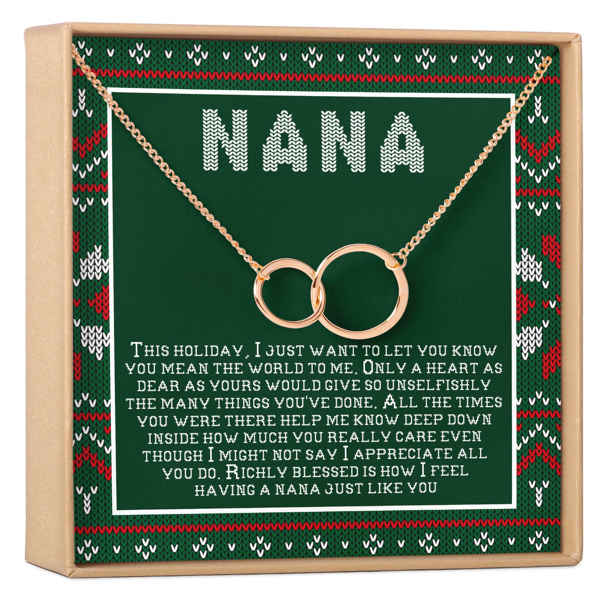 Christmas Gift For Nana Necklace, Multiple Styles - Dear Ava