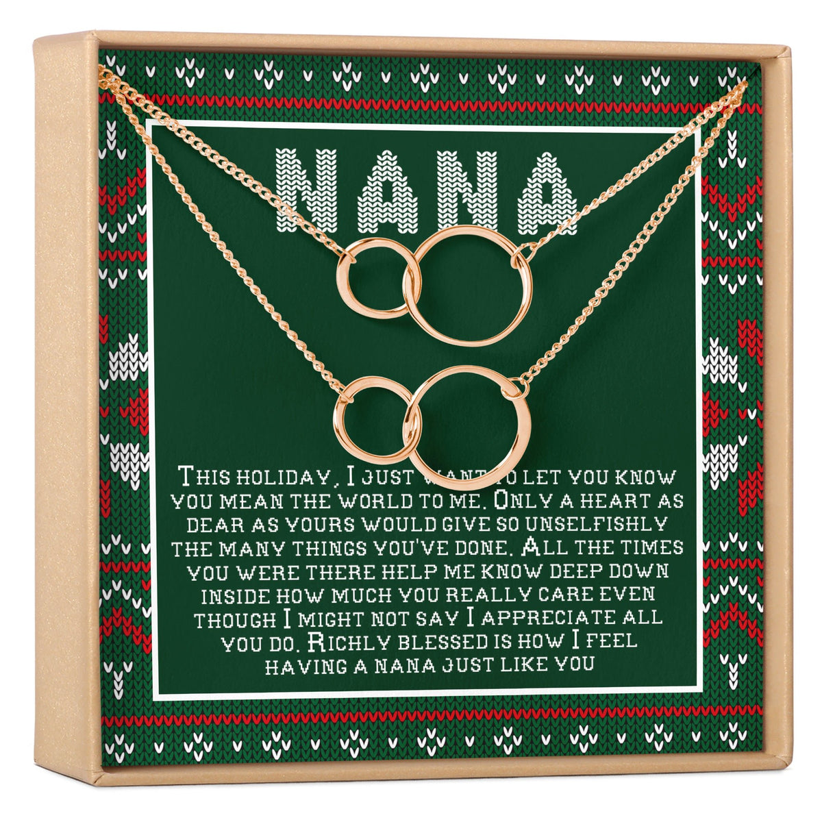 Christmas Gift For Nana Necklace, Multiple Styles - Dear Ava