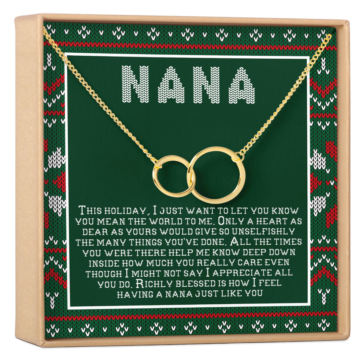 Christmas Gift For Nana Necklace, Multiple Styles - Dear Ava