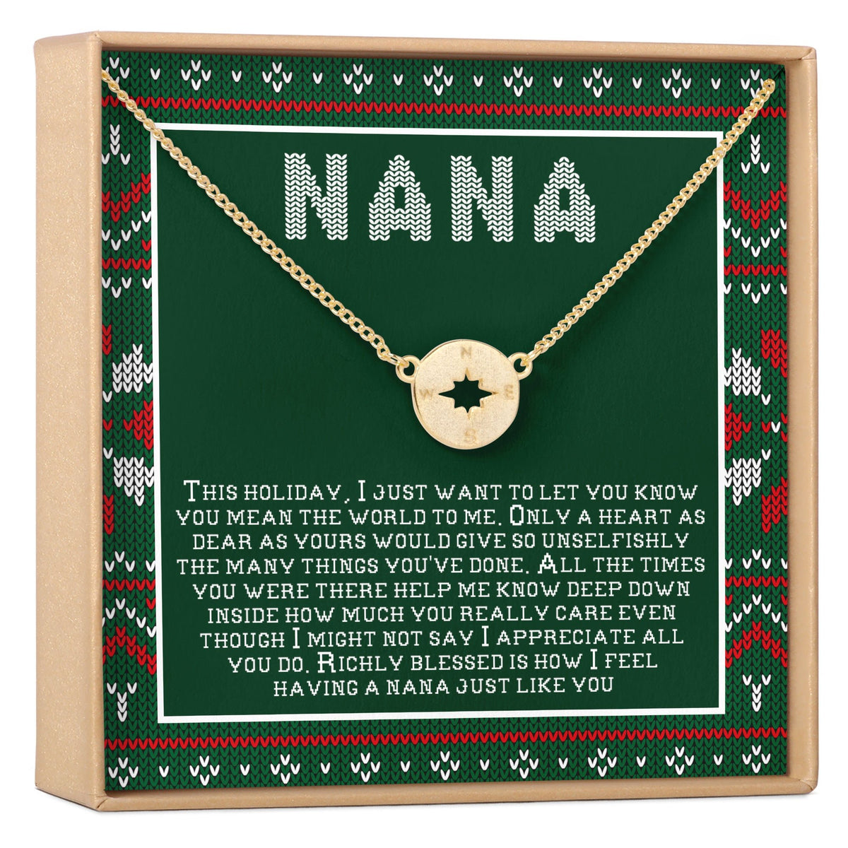 Christmas Gift For Nana Necklace, Multiple Styles - Dear Ava