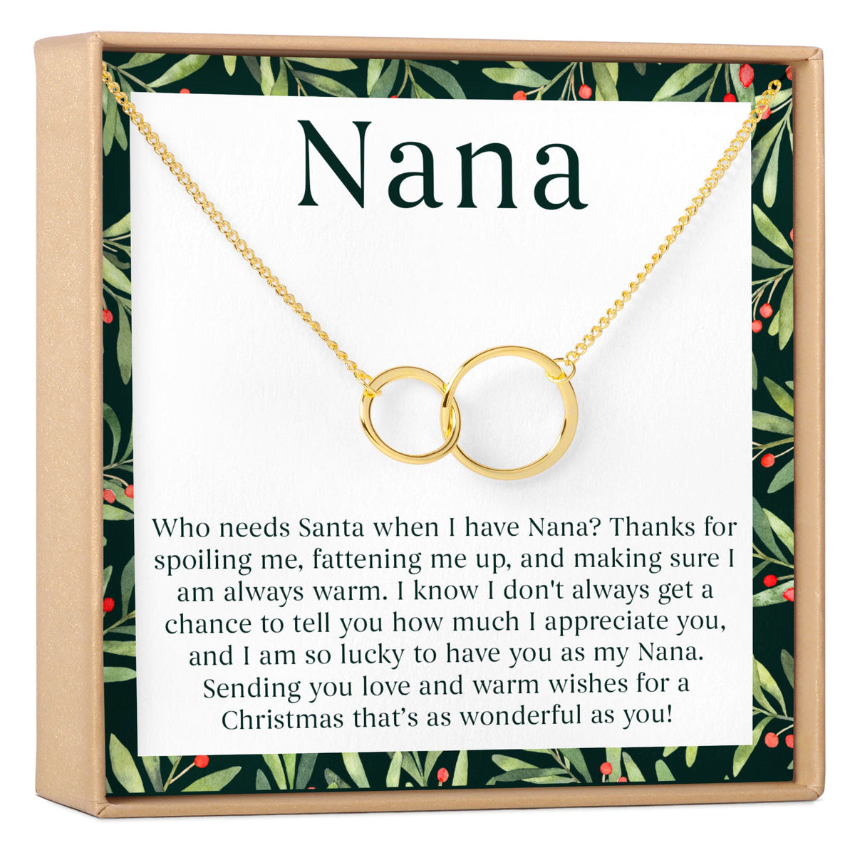 Christmas Gift For Nana Necklace, Multiple Styles - Dear Ava