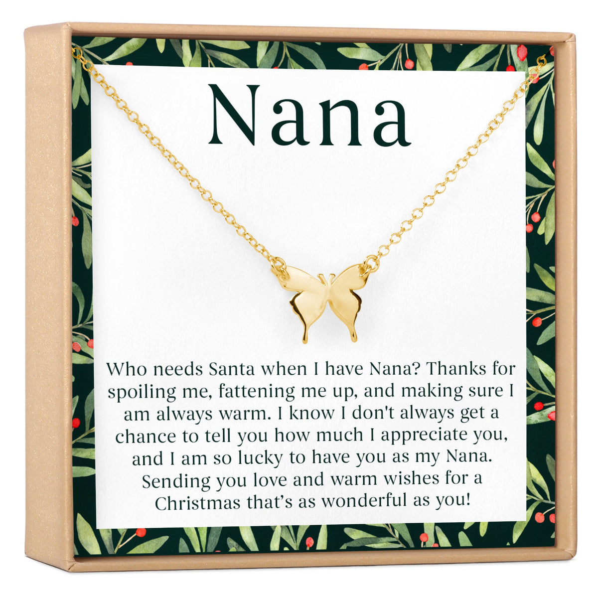 Christmas Gift For Nana Necklace, Multiple Styles - Dear Ava