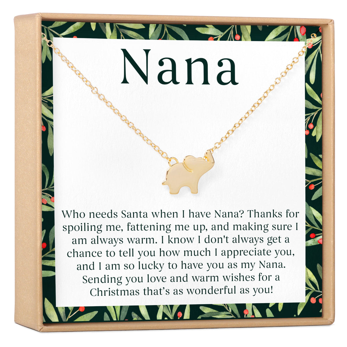 Christmas Gift For Nana Necklace, Multiple Styles - Dear Ava