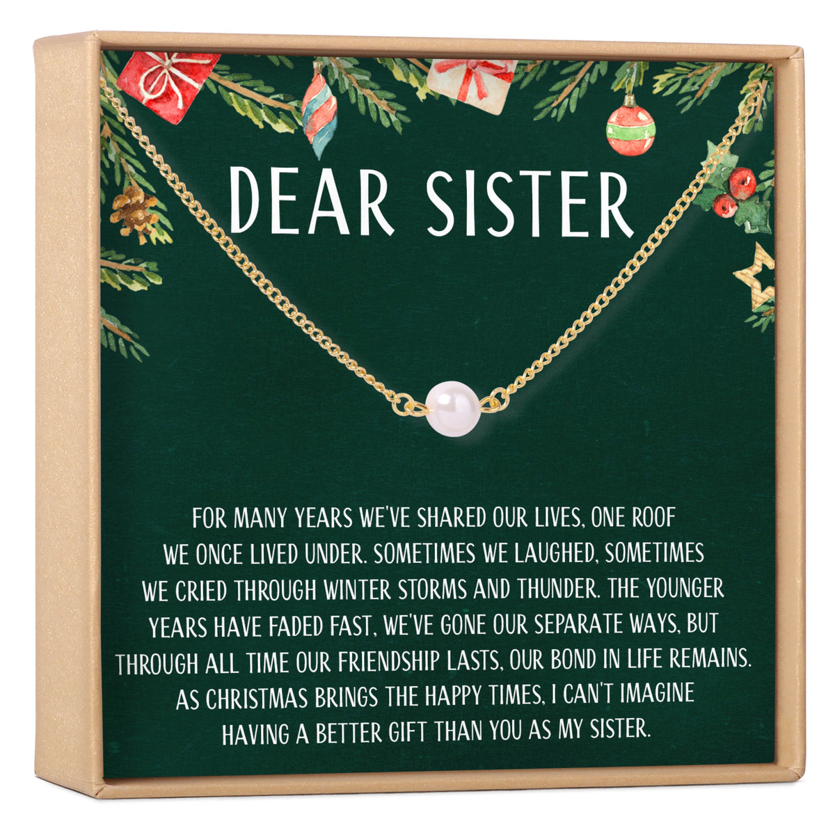 Christmas Gift for Sister Necklace, Multiple Styles - Dear Ava