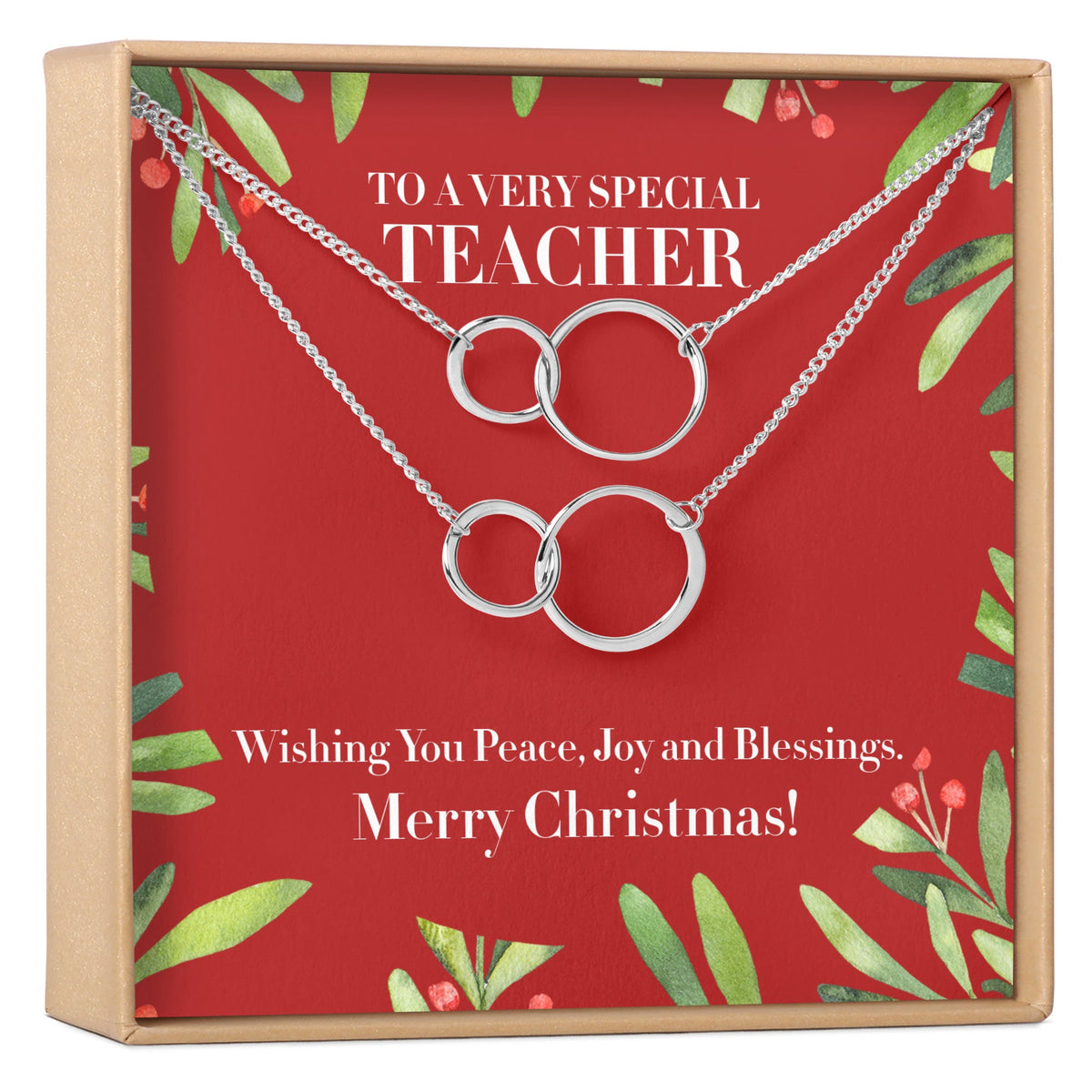 Christmas Gift for Teacher Necklace, Multiple Styles - Dear Ava