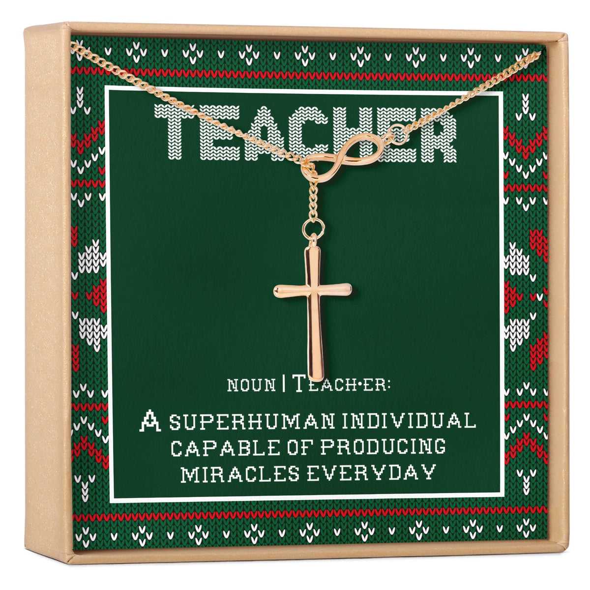 Christmas Gift for Teacher Necklace, Multiple Styles - Dear Ava