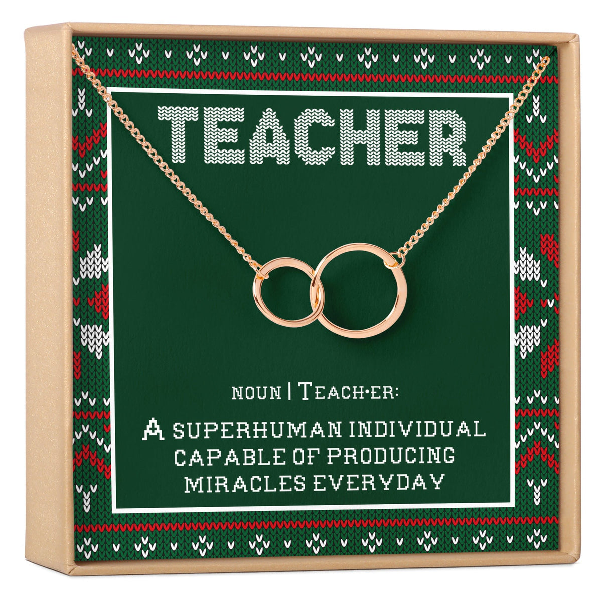 Christmas Gift for Teacher Necklace, Multiple Styles - Dear Ava