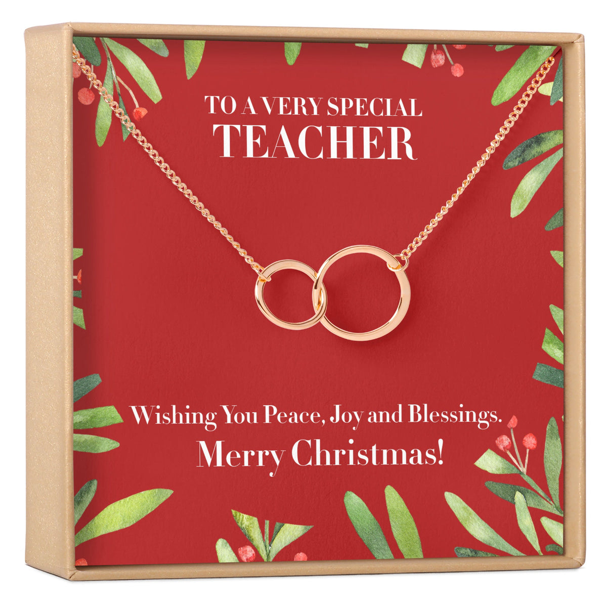 Christmas Gift for Teacher Necklace, Multiple Styles - Dear Ava