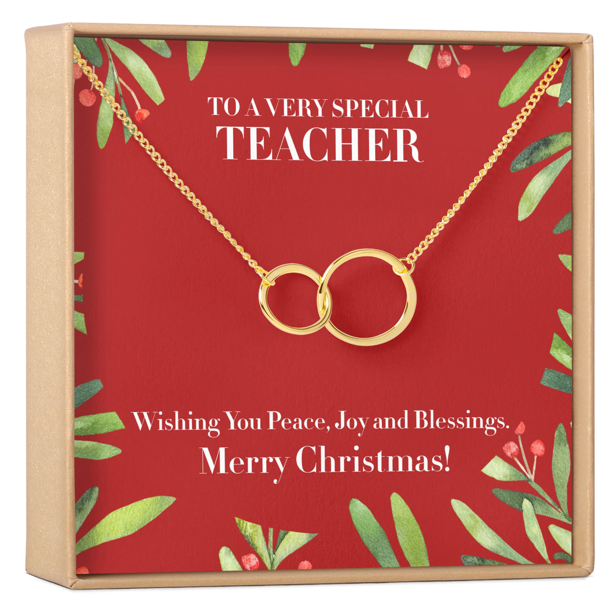 Christmas Gift for Teacher Necklace, Multiple Styles - Dear Ava