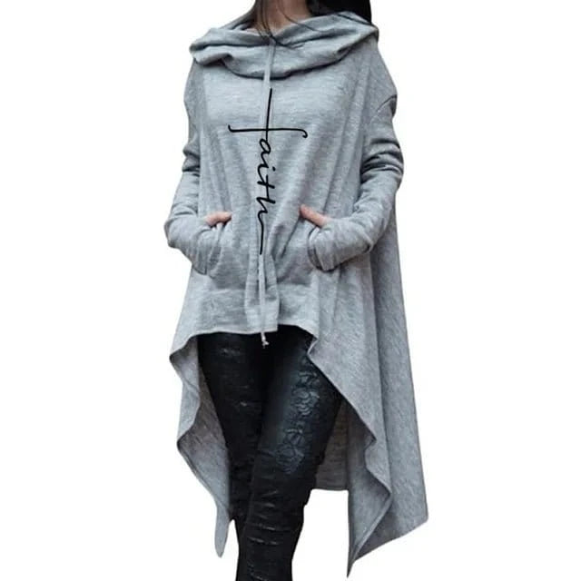 Cloaked Hooded Sweatshirt - Faith - Dear Ava