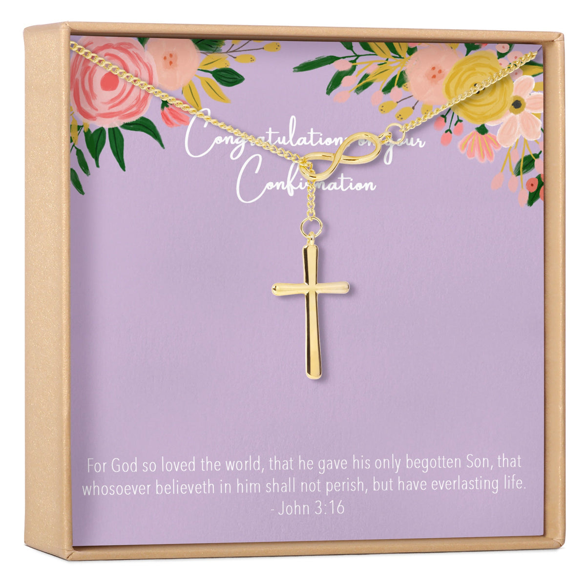 Confirmation Cross Necklace - Dear Ava