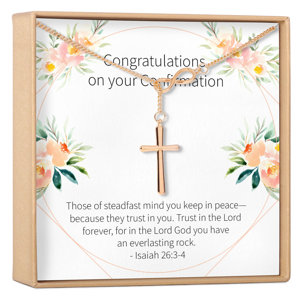 Confirmation Cross Necklace - Dear Ava