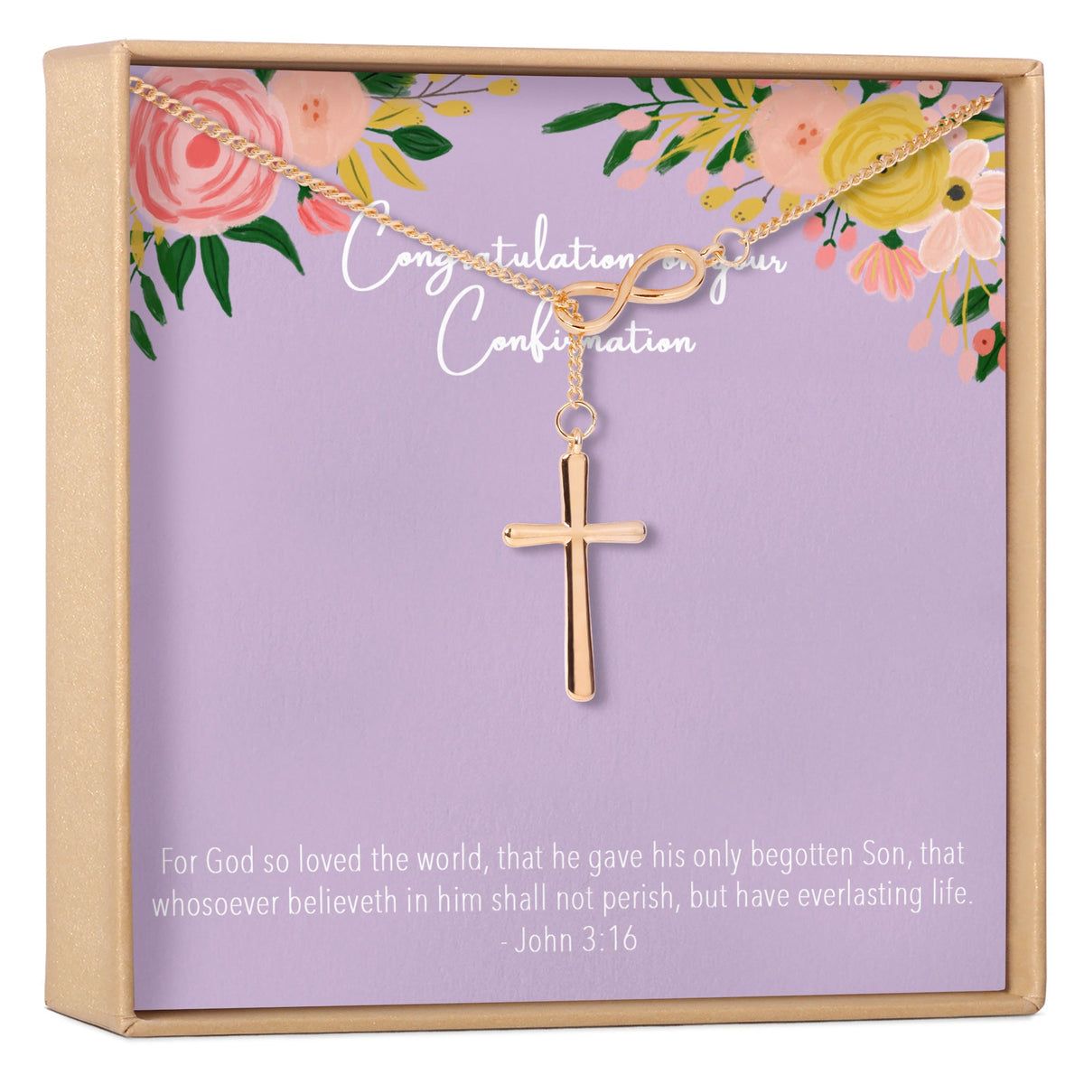 Confirmation Cross Necklace - Dear Ava