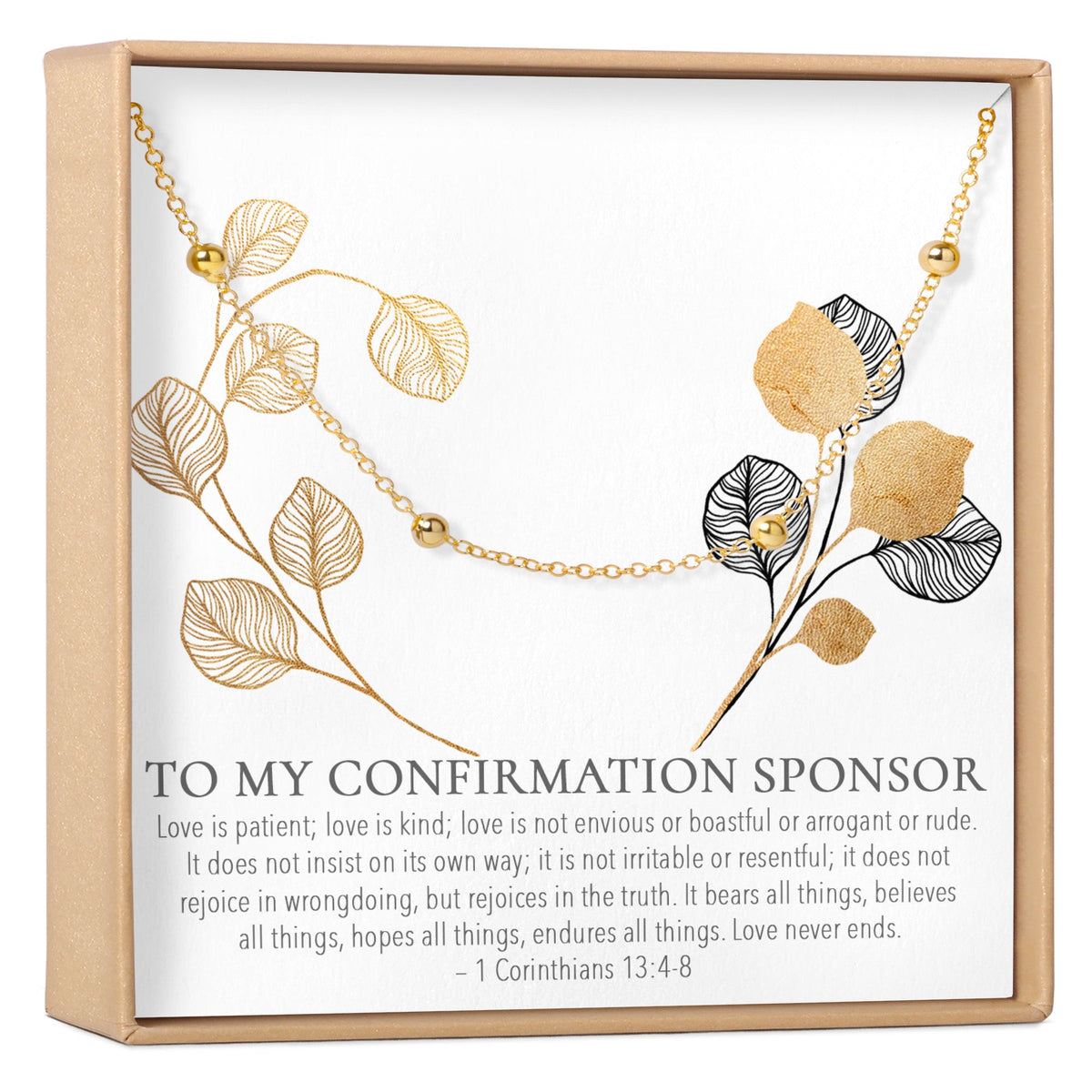 Confirmation Sponsor Bracelet - Dear Ava