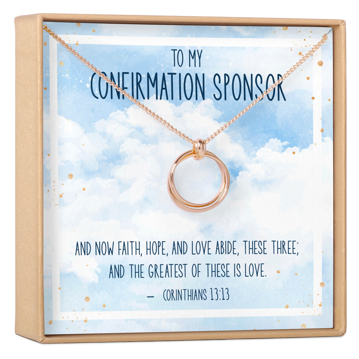 Confirmation Sponsor Necklace - Dear Ava