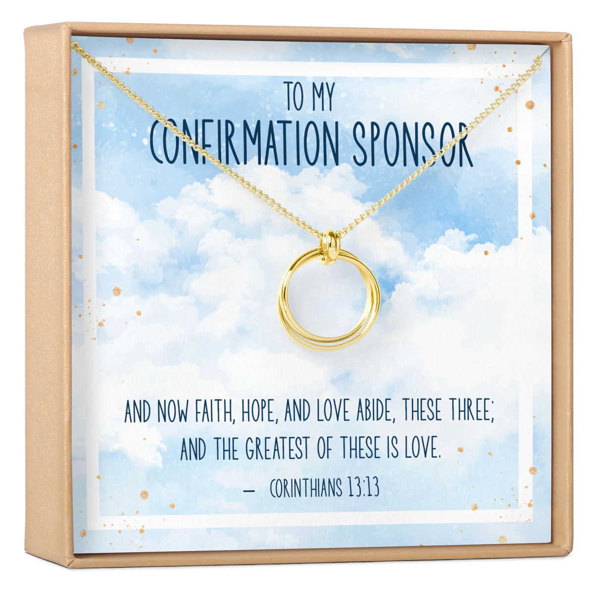 Confirmation Sponsor Necklace - Dear Ava