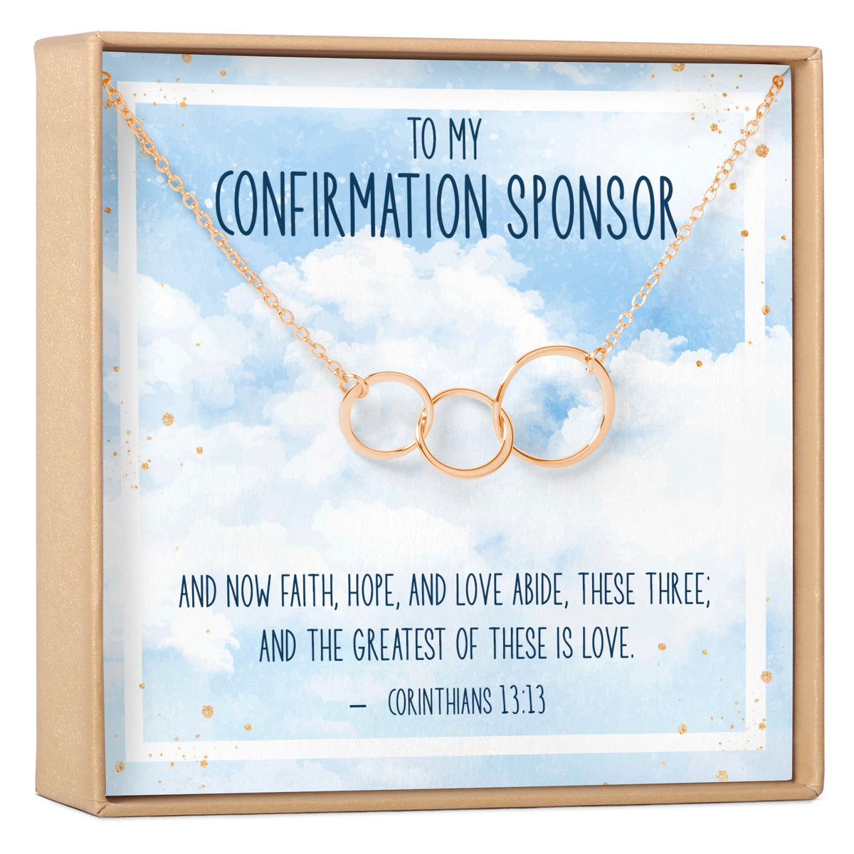 Confirmation Sponsor Necklace - Dear Ava