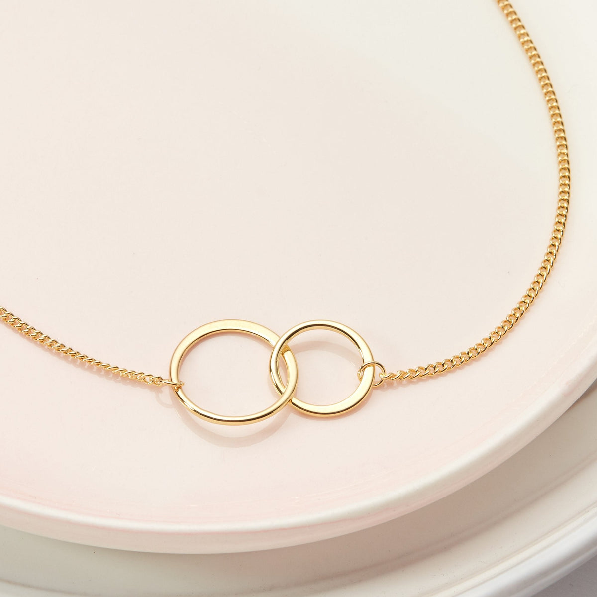 Daughter - In - Law Double Circles Necklace - Dear Ava