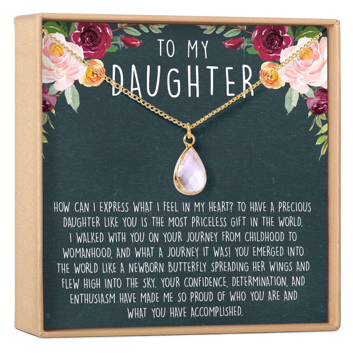 Daughter Necklace - Dear Ava