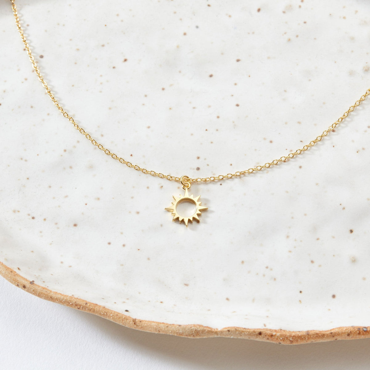 Daughter Sun Pendant Necklace - Dear Ava