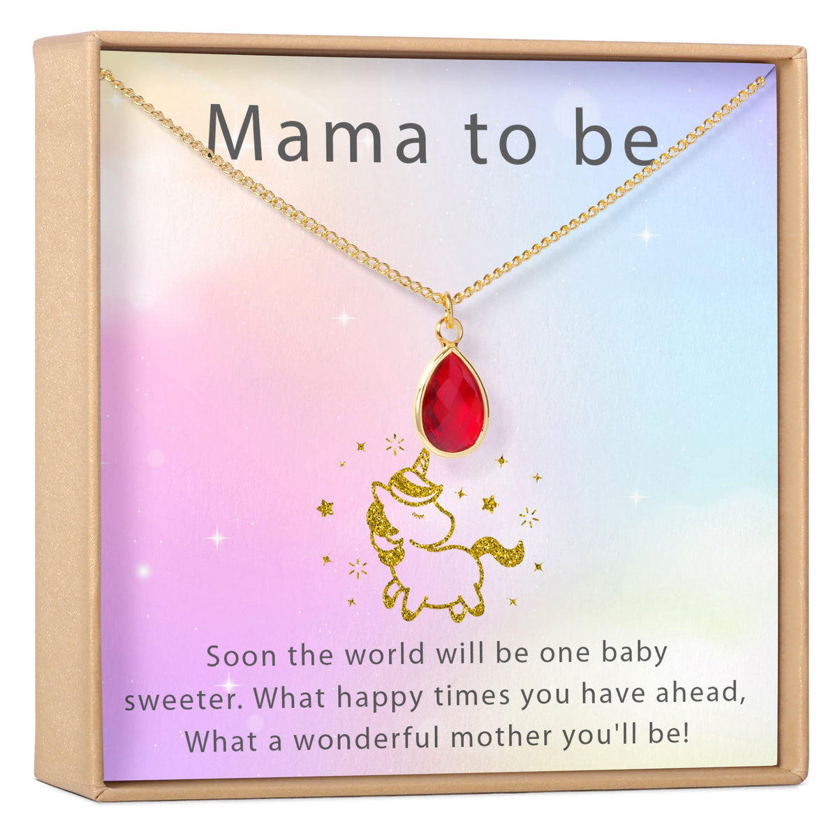 Expecting Mom Gift Necklace - Dear Ava